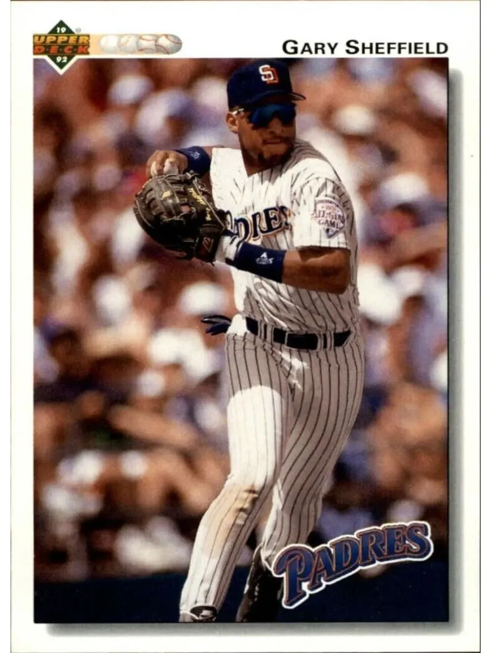 Gary Sheffield 1992 Upper Deck MLB #745 Baseball Card San Diego Padres
